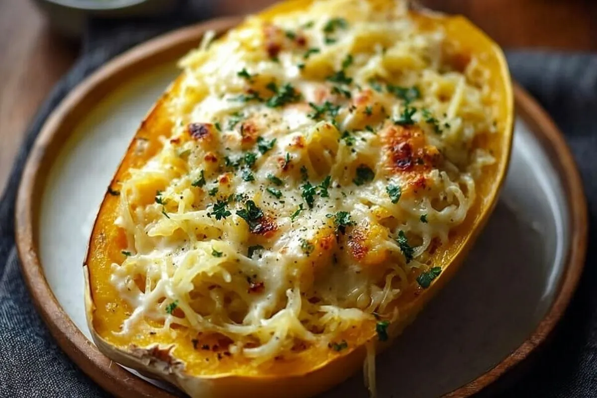 spaghettikurbis-alfredo